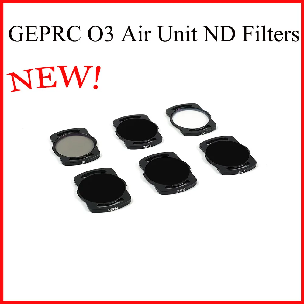 2023 Geprc O3 Air Unit Nd Filtri Con Uv/Cpl/Nd 8/16/32/64 Per Fpv Drone Accessori Per Fotocamere Protezione Dell'Obiettivo