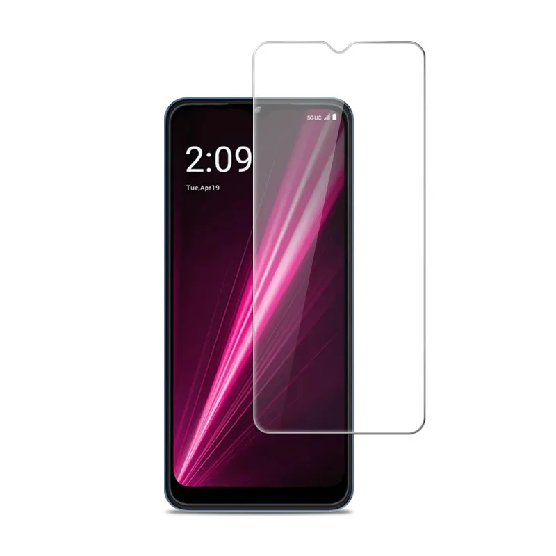 T-Mobile T Phone Pro 5G 2.5D 화면 보호기, T-Mobile Revvl 6 Revvl6 Pro Revvl6Pro 5G 9H 강화 유리 풀 커버