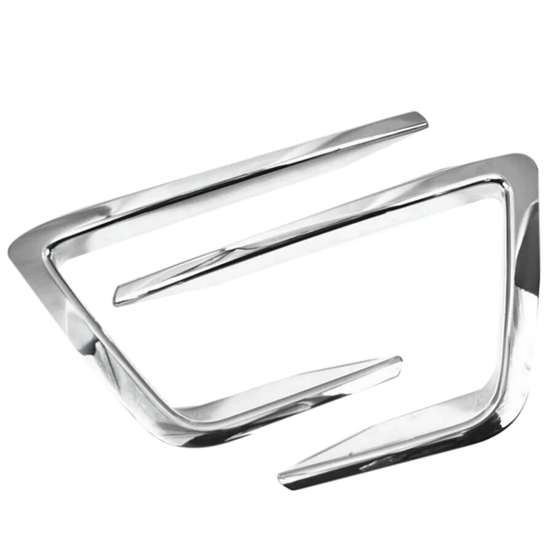

Car Chrome Front Fog Light Covers Lamp Trim For Ford Expedition 2018-2019