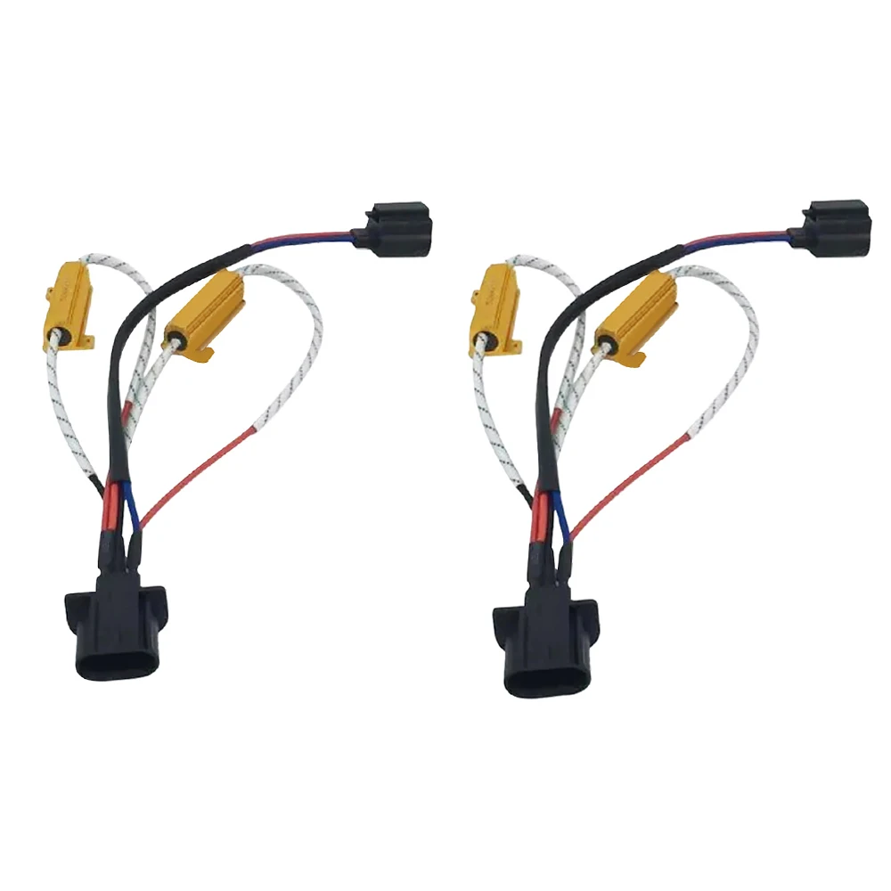 

Error Free H13 9008 Dual Filament Wiring Harness Adapter 9008/H13 Load Resistors Car Accessories