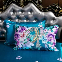 Summer cool bed cover Luxury double size mat Ice silk linen sets Air conditioning full bed sheets set Mattress with pillowcases 6