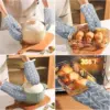 1pc Cooking Baking Gloves Oven Mitts Microwave Oven Gloves High-temperature Heat Resistant Linen Gloves Kitchen Tools Bakeware 6