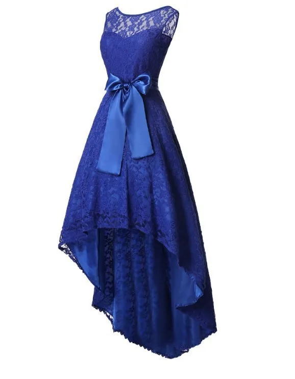 AIBOLO Vestido para mujer, elegante encaje de retazos con faja, vestidos de  cóctel, boda, fiesta, vestido clásico (color: azul marino, talla: S) :  : Ropa, Zapatos y Accesorios