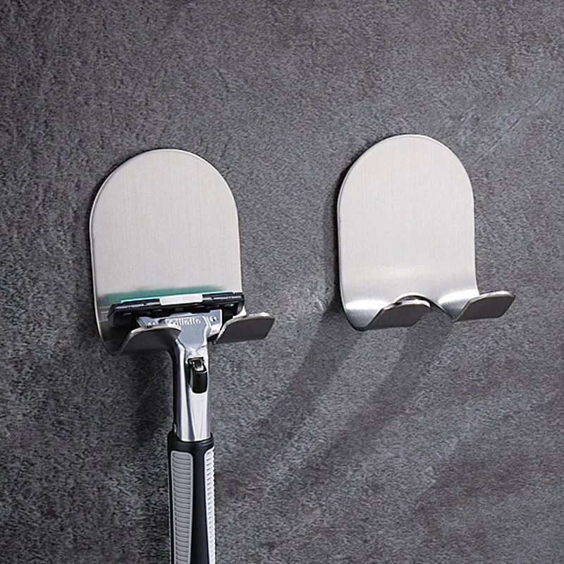 StainlessSteelRazorHolderRackBracketMensShaverShelfBathroom
