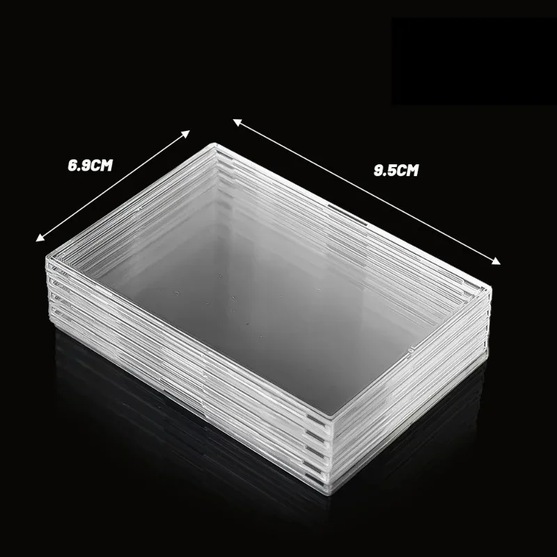 Clear Toploaders Kpop Idol Photocard Sleeve Set Frame Anti-scratch PS DIY Gaming Trading Card HD Collect Holder Display Stands card holder photo card holder card protector idol card protector idol card book card display stand photo card binder