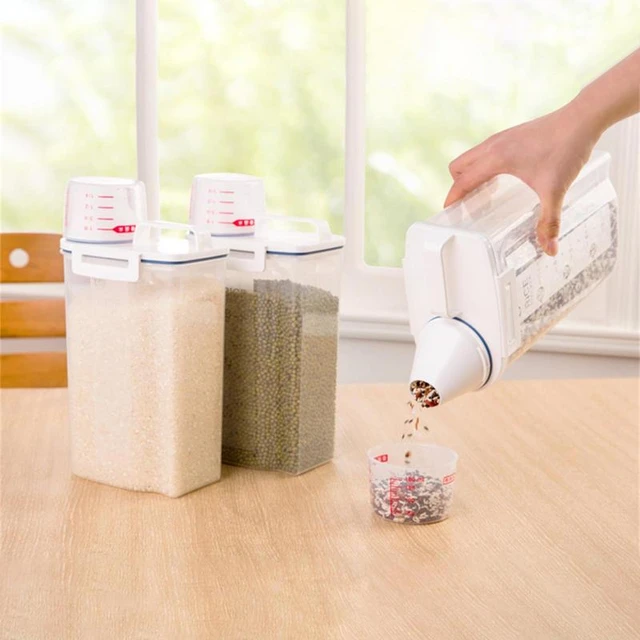 Rice Storage Bin Airtight Rice Storage Container for Home Countertop  Kitchen - AliExpress