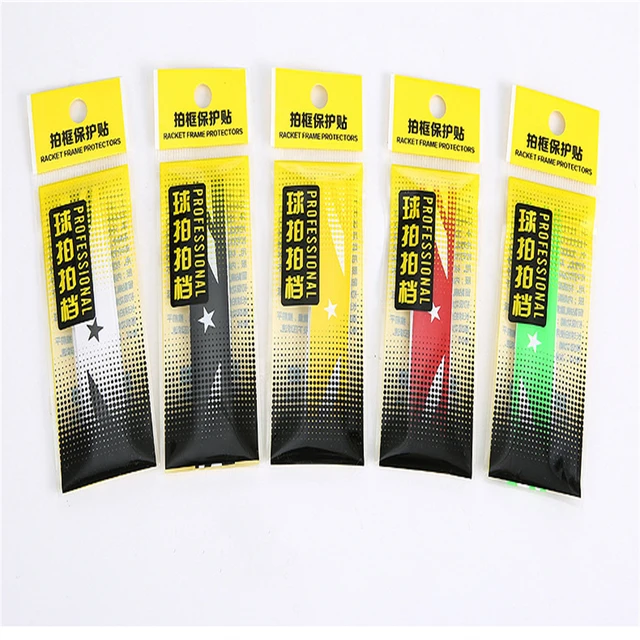 모든 배드민턴 애호가 필수: 라켓 프레임을 보호하는 멀티 컬러 스티커