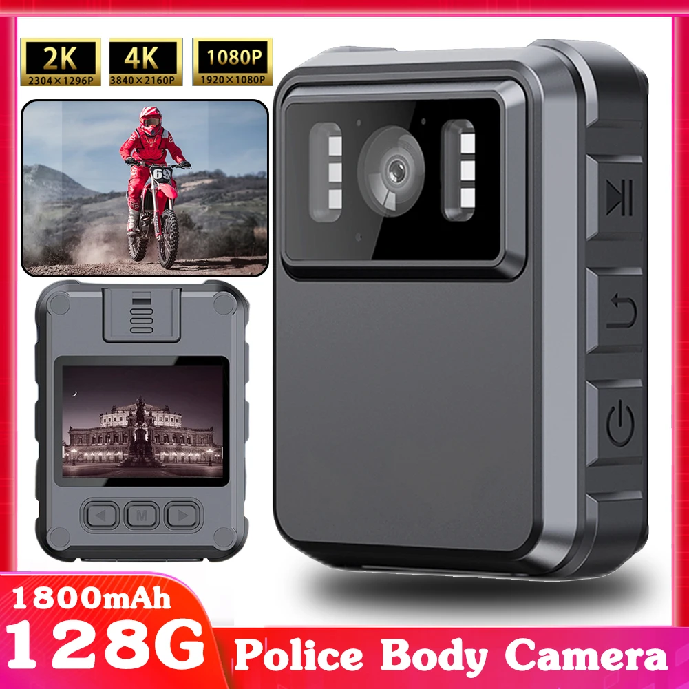 A23 Police Body Camera 1080P DVR Video Security Cam IR Night Vision