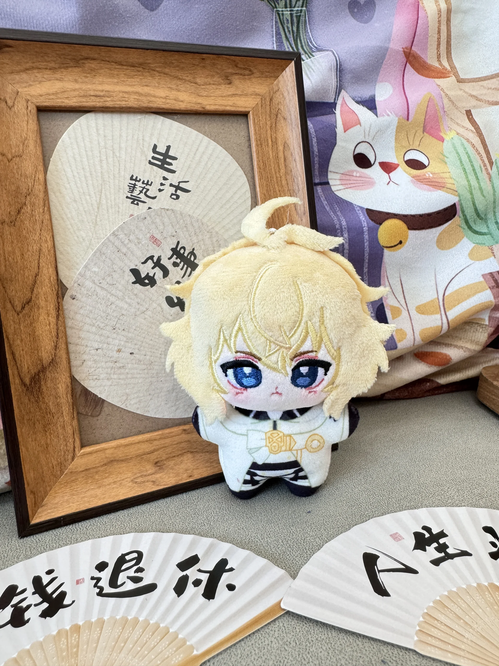 Seraph of the End Mikaela Hyakuya Cosplay Anime Plush 10CM Cute Stuffed Body Plushie Cartoon Pendant Ornament Birthday Gifts