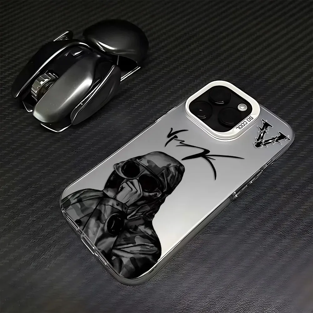Stylish V-Vrunks Anti-Fall Matte Back Phone Case