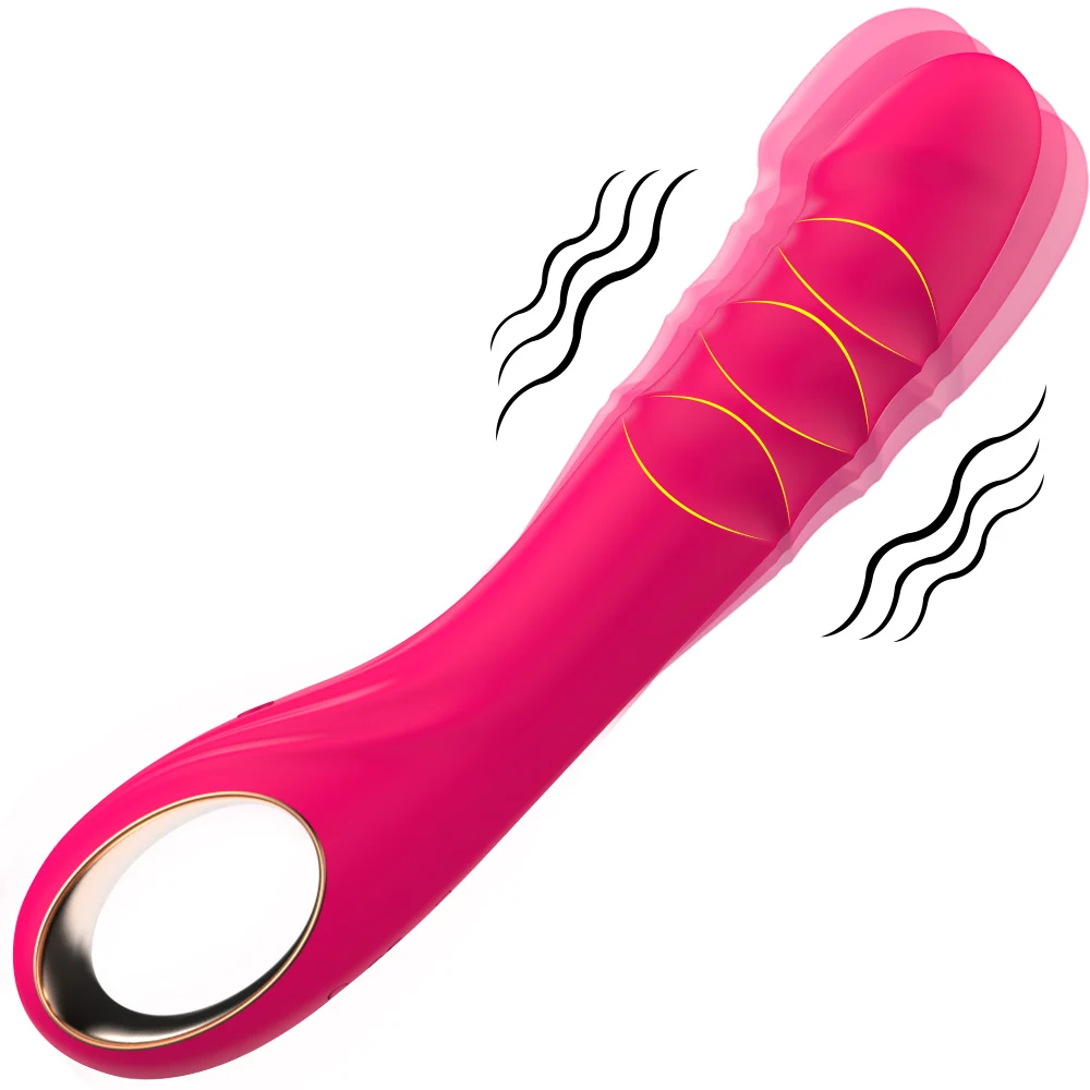 Thrusting Dildo Vibrator G pot Clitoral Anal Stimulator with 10 Thrusting Vibrating Modes Adult Sex Toy for Women Couples