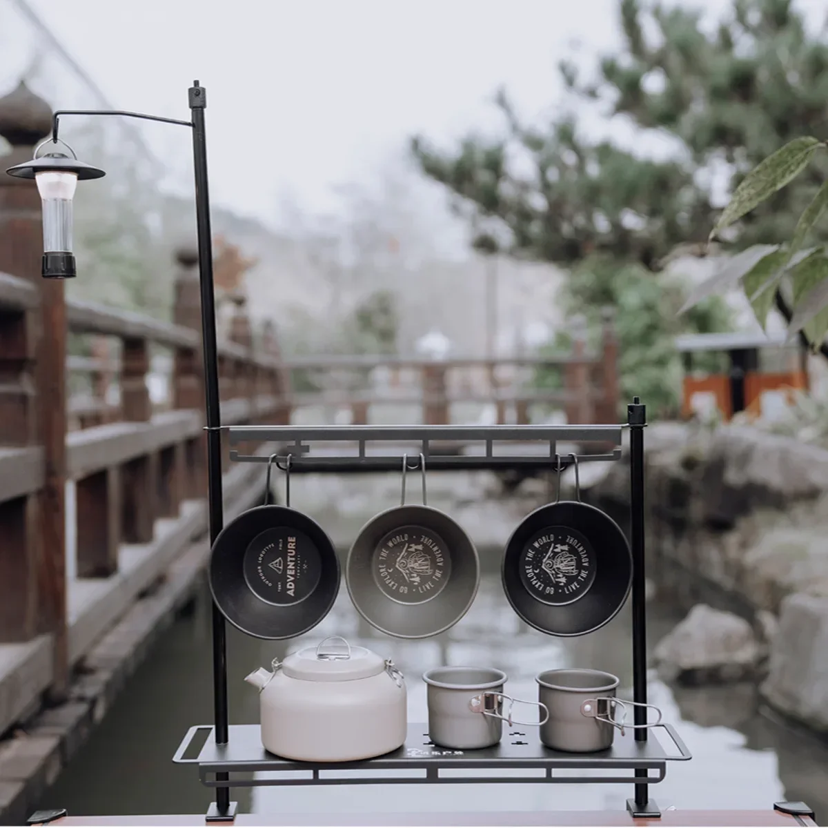 Foldable Camping Storage Rack 2