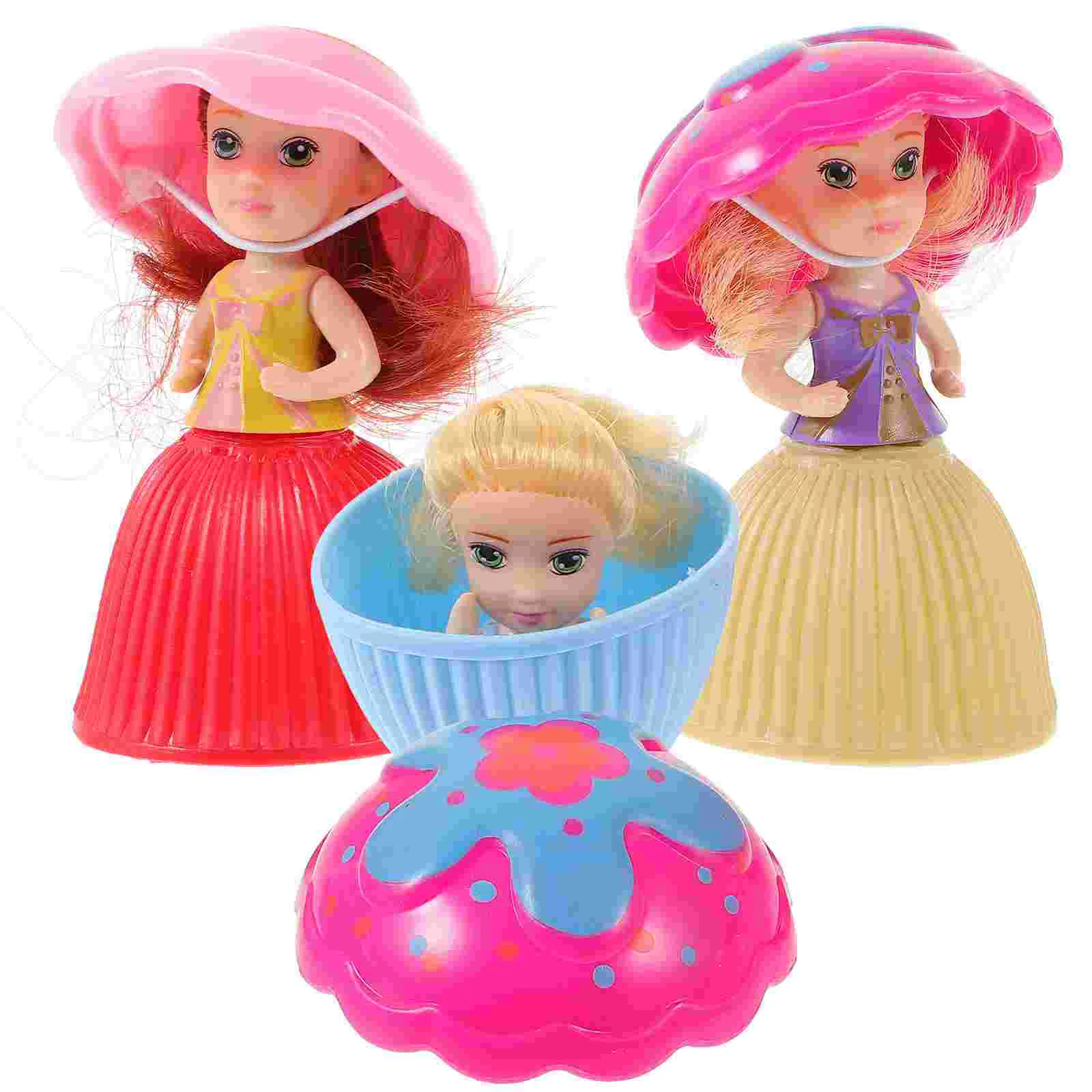 

3pcs Mini Cupcake Surprise Cupcake Gift Toys (Random Color and Style)