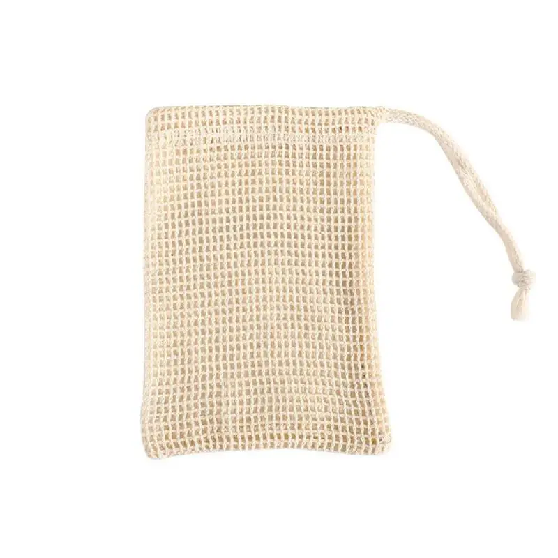 1~10PCS Natural Sisal Soap Bag Saver Pouch Bar Soap Exfoliating Mesh Bags for Shower Soap Holder Bubble Foam Net Pocket 2