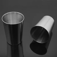 1PC 30ml/70ml/180ml/320ml Stainless Steel Metal Beer Cup Wine Cups Coffee Tumbler Tea Milk Mugs Home Kitchen Dining Accessories 4