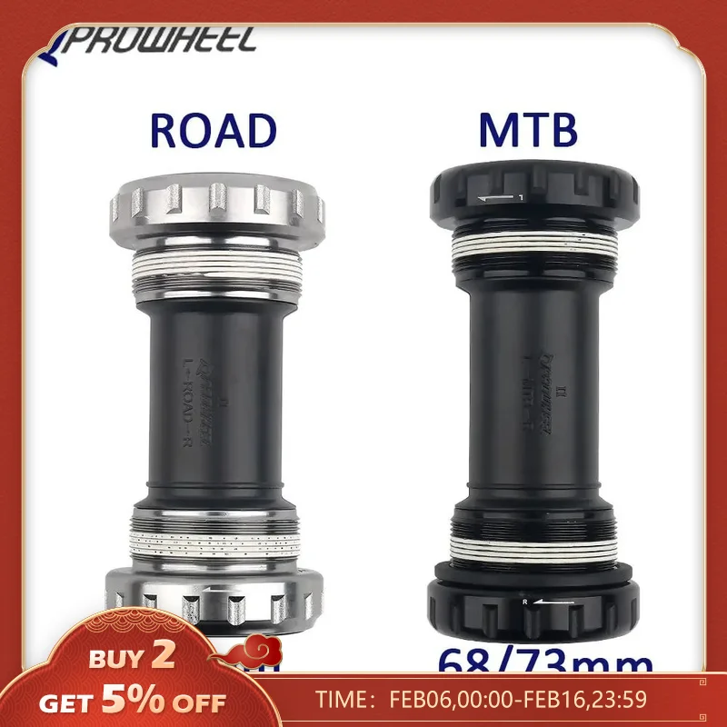 Prowheel-Bicycle-Central-Movement-BB73-Road-Bike-Bottom-Bracket ...