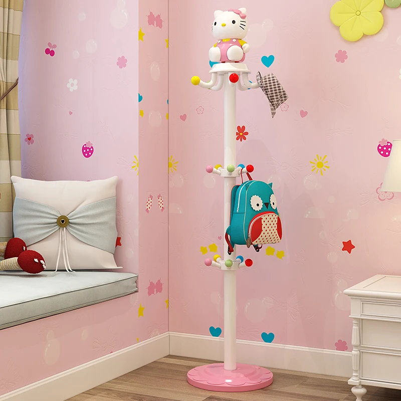Children's clothes rack landing cartoon clothes rack simple modern hanger creative children's