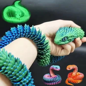 3D Printed Snake Toy 1