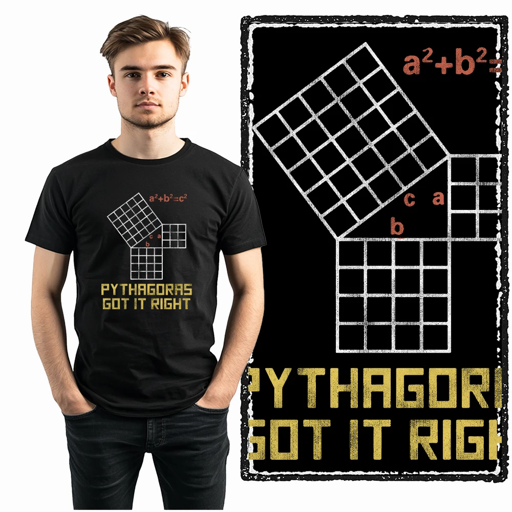 Coolmind SC 100% Baumwolle Math Lover Pai Grafik-T-Shirt für Männer, cooles Mathe-T-Shirt in großer Größe, Vintage-Schwarz, Herren-Neuheits-T-Shirt. – Detail 2