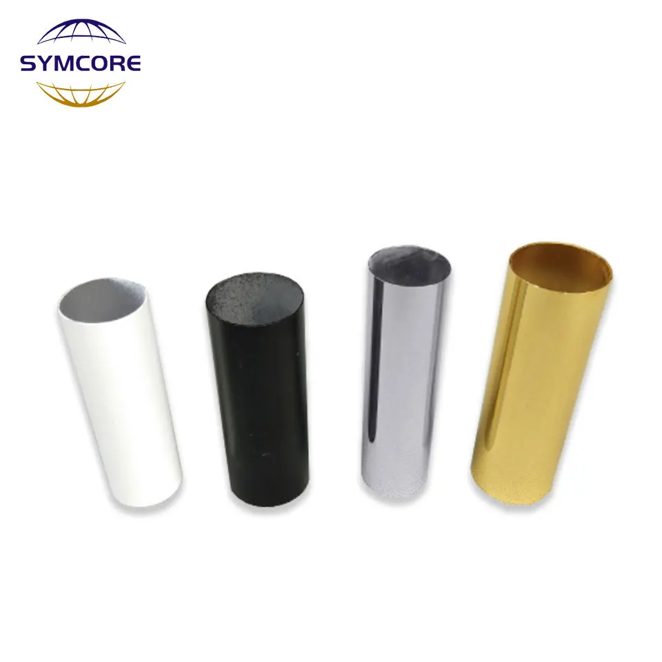 5pcs Diameter 25/28/30mm Black White Gold Silver Candle Crystal Chandelier Lamp Cap Iron Tube Sleeve Water Pipe Accessories led lamp accessories lamp cap