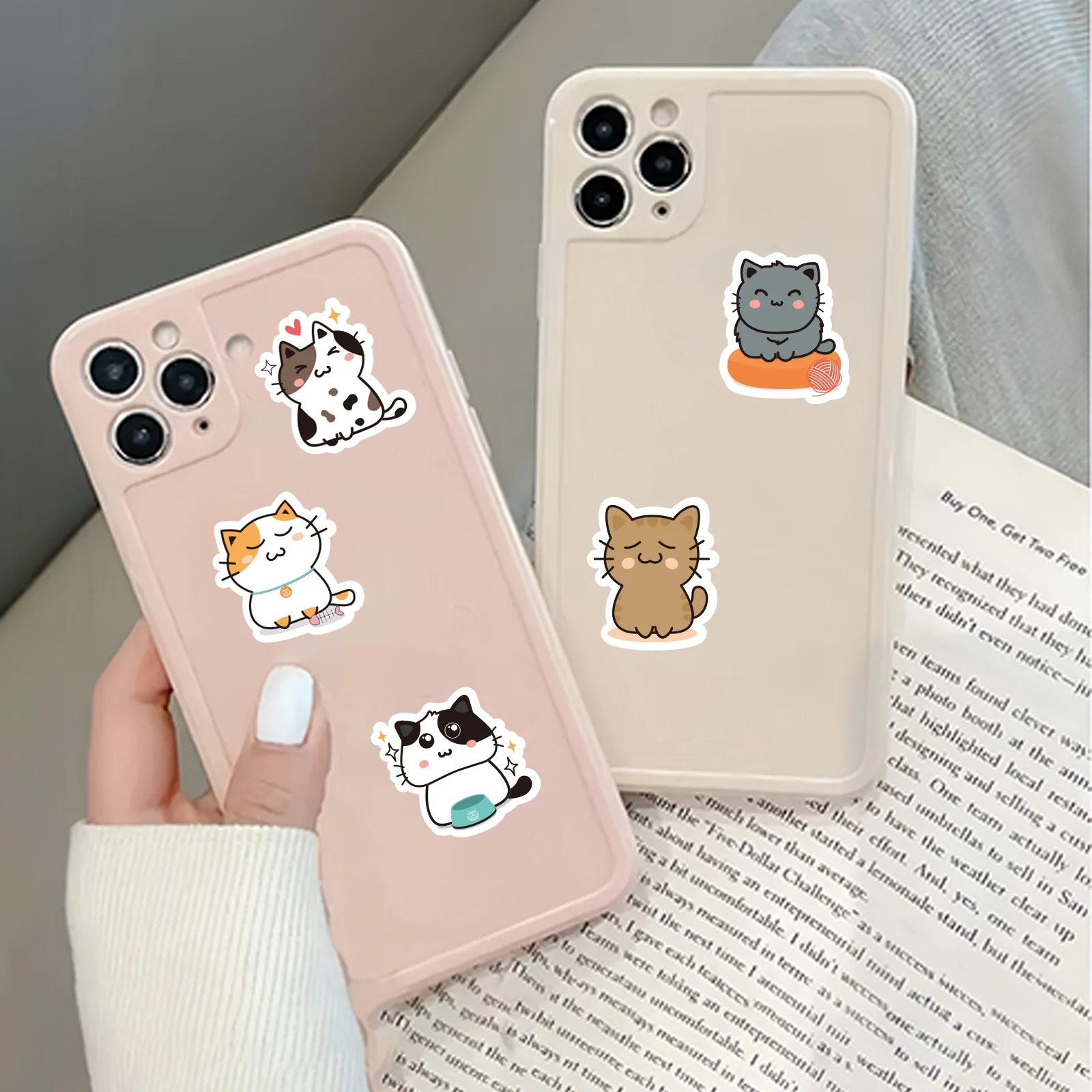 팬더, 새끼 고양이, 버섯 머리, 귀여운 테마 스티커 장식, 노트북 물병, 스케이트보드 문구 및 장난감, DIY 데칼, 30 개
