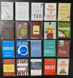 20 Books English Original Poor Dad Rich Dad Investment Philosophy Economic Management Business Review Full Set