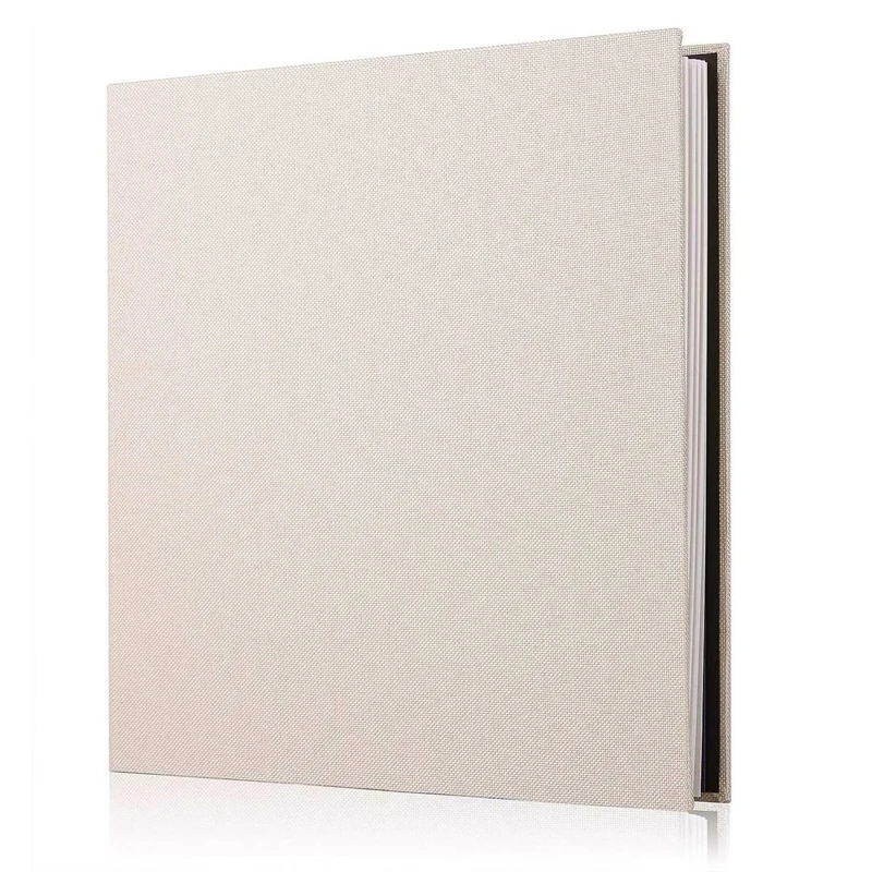 

Photo Album Scrapbook Linen DIY Memory Book Thick Pages With Protective Film Save Images Permanently,Best Gift Choice