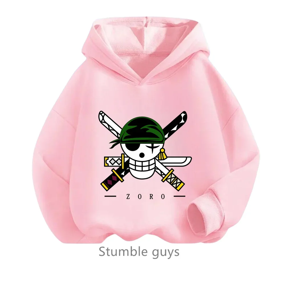 thumbnail image 1 of Ropa de anime para niños, sudadera de una pieza para niños, ropa de primavera y otoño para niñas, sudadera de dibujos animados de Luffy Zoro, traje con capucha para adolescentes, camisetas de Sonic, 1 of 5
