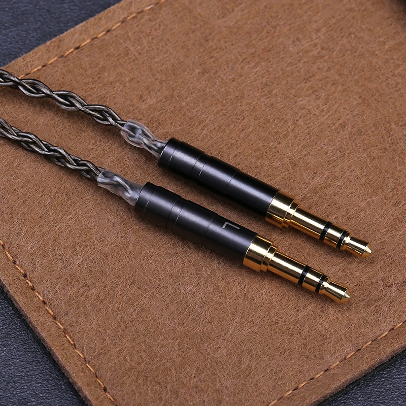 OPENHEART 8 Core Headphone 1 To 2 Jack Dual 3.5/2.5/4.4mm Balanced Cable Silver Plated Copper Upgrade Replacement 2m 3m_voghion.com