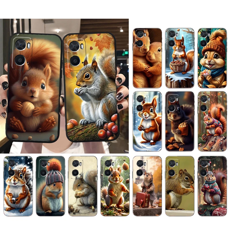 

Squirrel Phone Case For OPPO Reno8 Pro Plus Reno8 T Reno6 7 8 5 Lite Reno7 8 6 4 Pro Reno5 Z Reno9 Pro