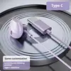 #Type C&3.5mm Wired Earphones In-Ear Headphones 9D Hifi Stereo Headset Noise Reduction Gamer Earbuds Handfree in mic for Samsung 2
