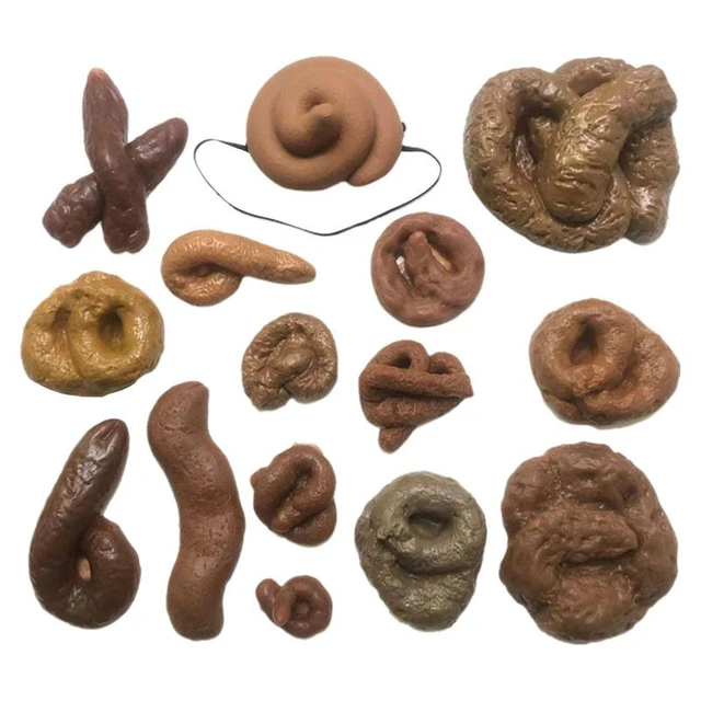 Fake Poop 15pcs realistische gefälschte Poo Poo Neuheit künstliche  schwimmende Scheiße Spielzeug für Kindergarten Trick Spiele verschiedene  Formen Turd - AliExpress