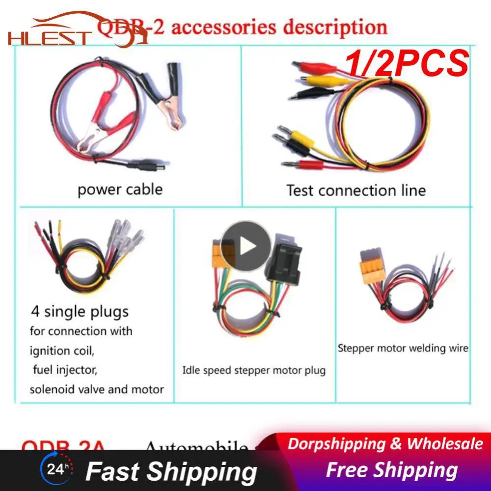 

1/2PCS Auto Vehicle Ignition Coil Tester Car Actuator Idle Stepping Motor Solenoid Valve Injector Driver Hall Signal Generator