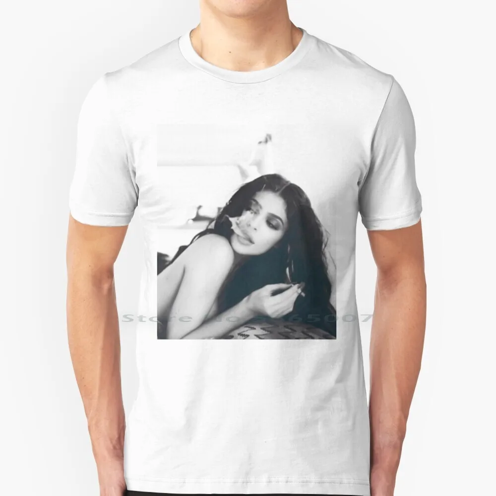 Maglietta 100% Cotone Divertente Cool New Kardashian Kim Kendall Big Size 6Xl Tee Gift Fashion