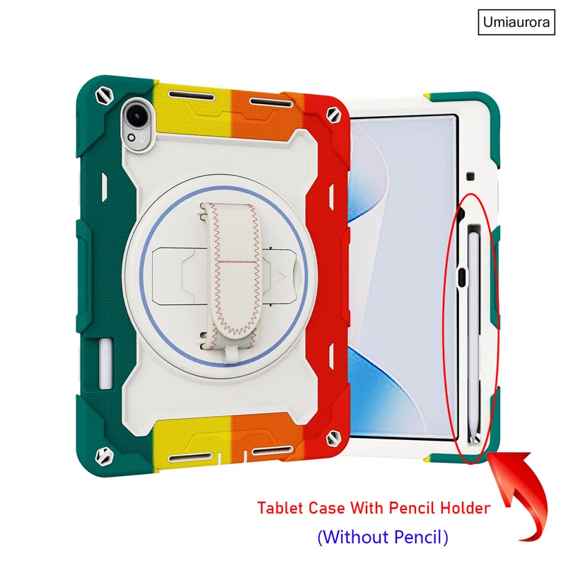 Shockproof Silicone PC Tablet Case Stand - Rugged