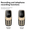 SERVO BM10 Mini Feature Phone Dual SIM Dual Standby Voice Dialing Low Radiation Mp3 Player With Earhook Pocket Cellular Phone 6
