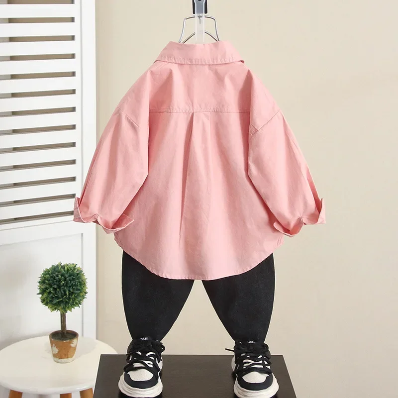 Thin Long Sleeve Children's Shirt Spring Autumn Style Baby Boy Clothes New Hot Sale Of The Season Korean System Spring Summer Fa