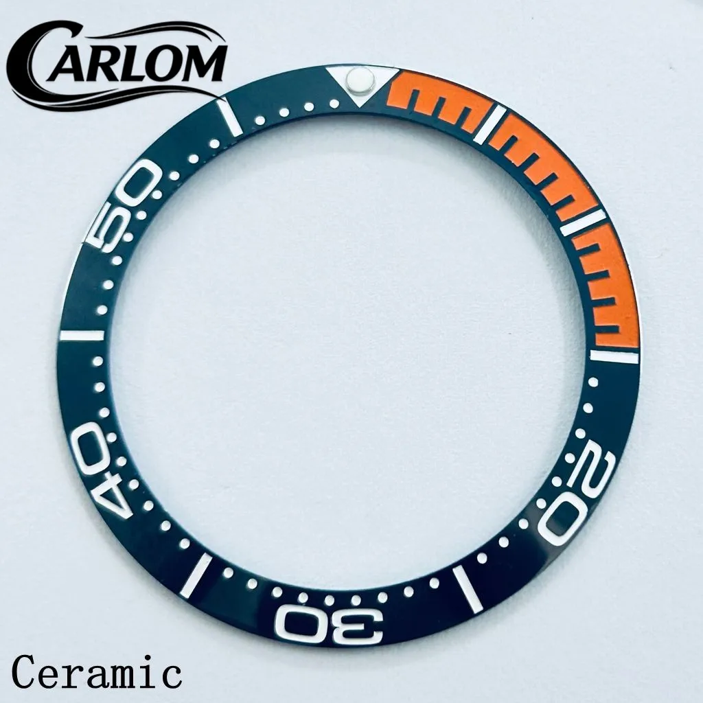 Black Blue Green Gray Ceramic Aluminium Sloping Bezel Insert