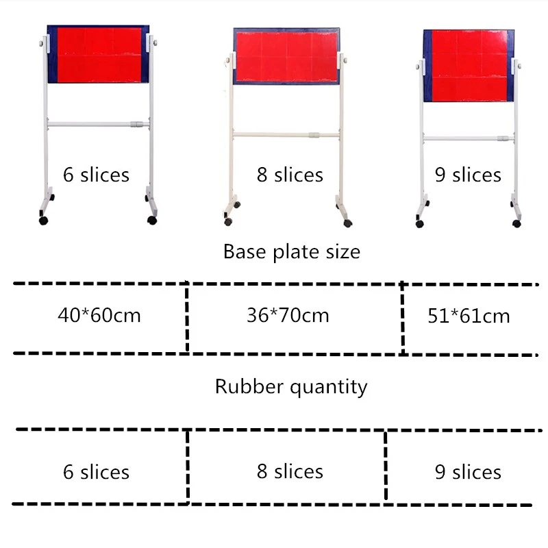 Tafeltennis Rebound Board, 66 X 33 Cm Tafeltennis Retourbord Retourboard Trainingsapparaat