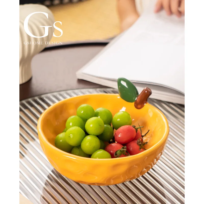 Beautiful Orange Fruit Platter for Home Fruit Storage Exquisite and Of High Appearance Level