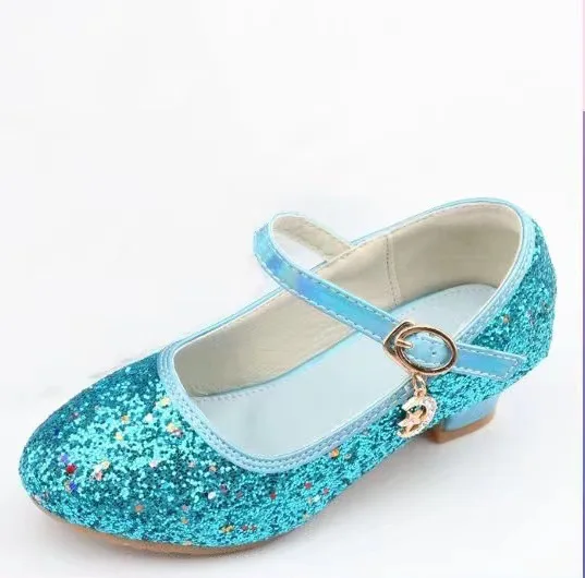 Zapatos De Princesa Para Niña Con Purpurina - Tacón Alto, Bailarina, Ideales Para Fiestas, Bodas Y Eventos Especiales