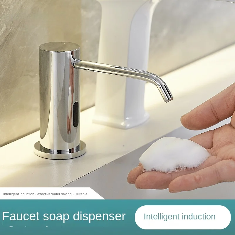 Fully Automatic Inductive Soap Dispenser Hotel Countertop Faucet Type Hand Washing Machine Kitchen Sink Electric Detergent
