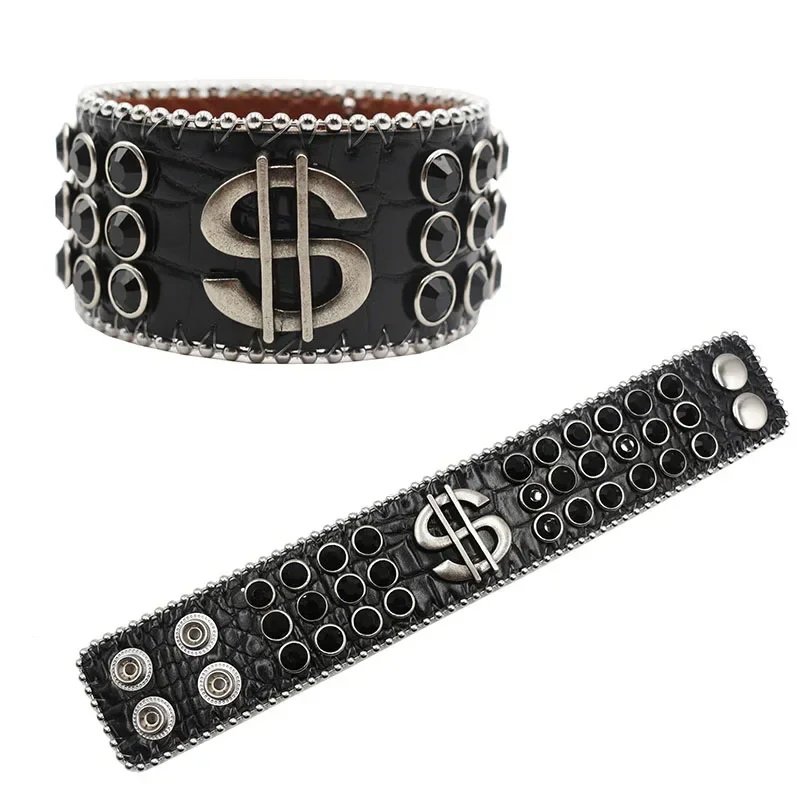 男性と女性のためのクラシックなy2kチェーンブレスレット,トレンディな