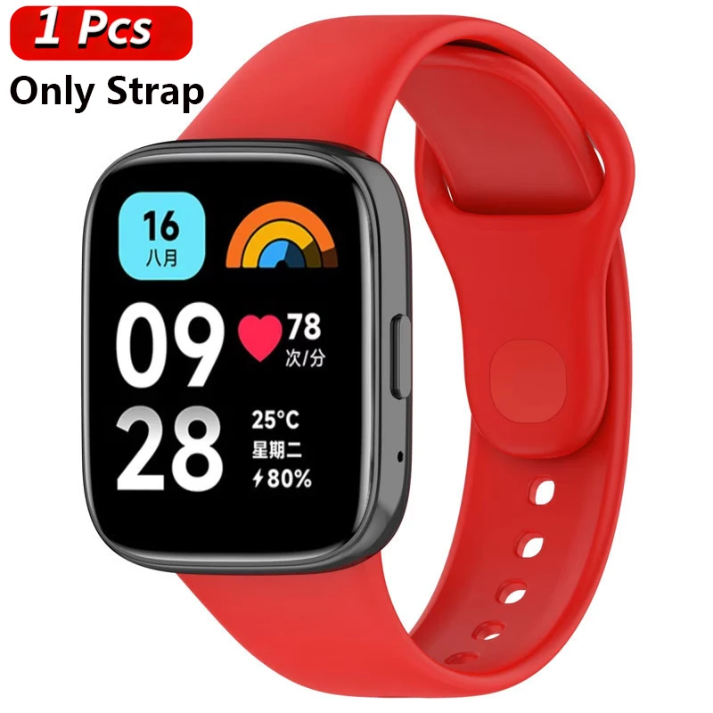 Silicone Strap and Protective Case for Sport Watch Accessories