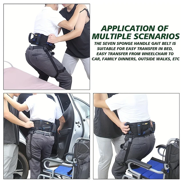 Transfer Waist Assist Belt Assisted Walking Belt Walking Waist Traction Belt Standing Assist Belt 3