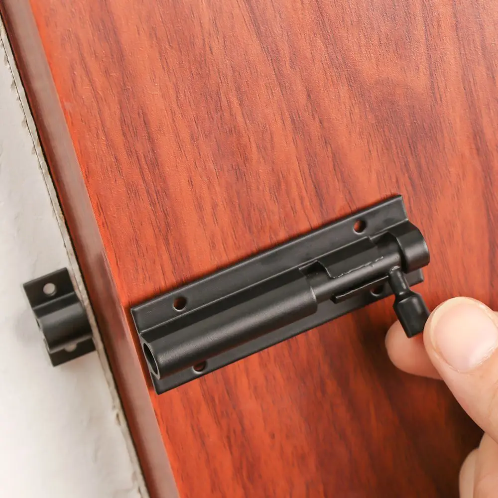 Description Picture 6 of item2-8" Window Catch Lock Door Lock Buckle Heavy Duty Large Garden Gate Shed Sliding Door Tower Bolt Latch Catch Home Hardware