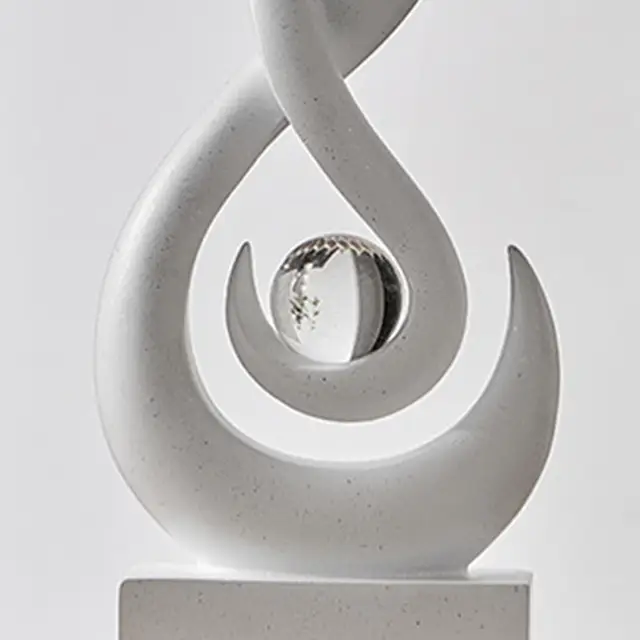 Sculpture Abstraite à Collectionner, Figurine de Bureau, Statue d'Art en Résine pour Salon, Maison, Meuble TV, Décorations de Centre de Table 5