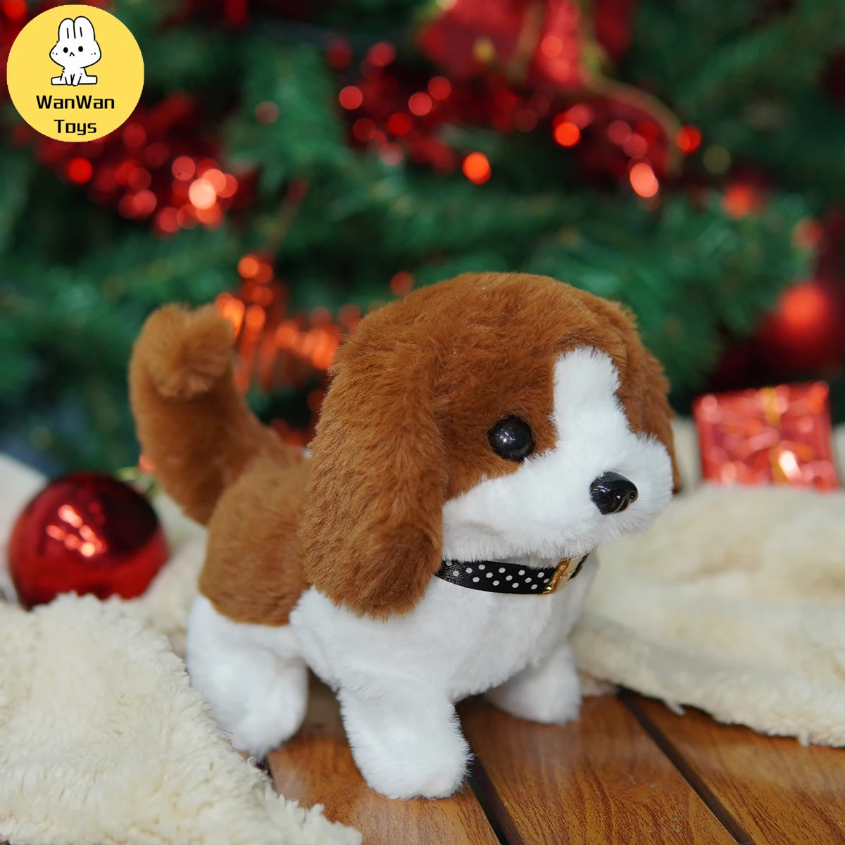 Children's Play House Toy Pet Toy Electric Plush Puppy Electronic Dog Mobile Barking Interactive Doll Holiday Gift Birthday Gift 5
