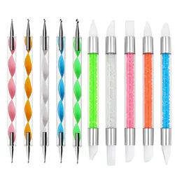 Deluxe Nail Art Brush Set with Versatile Tools (10 pcs)