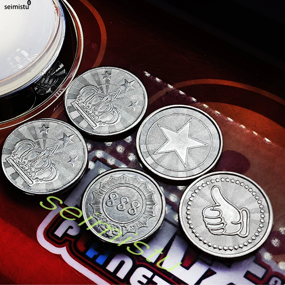 100pcs Coin Token Stainless Steel Game Tokens Classic Crown For Coin  Acceptor Arcade Game Crane Claw Vending Car Wash Machine - AliExpress